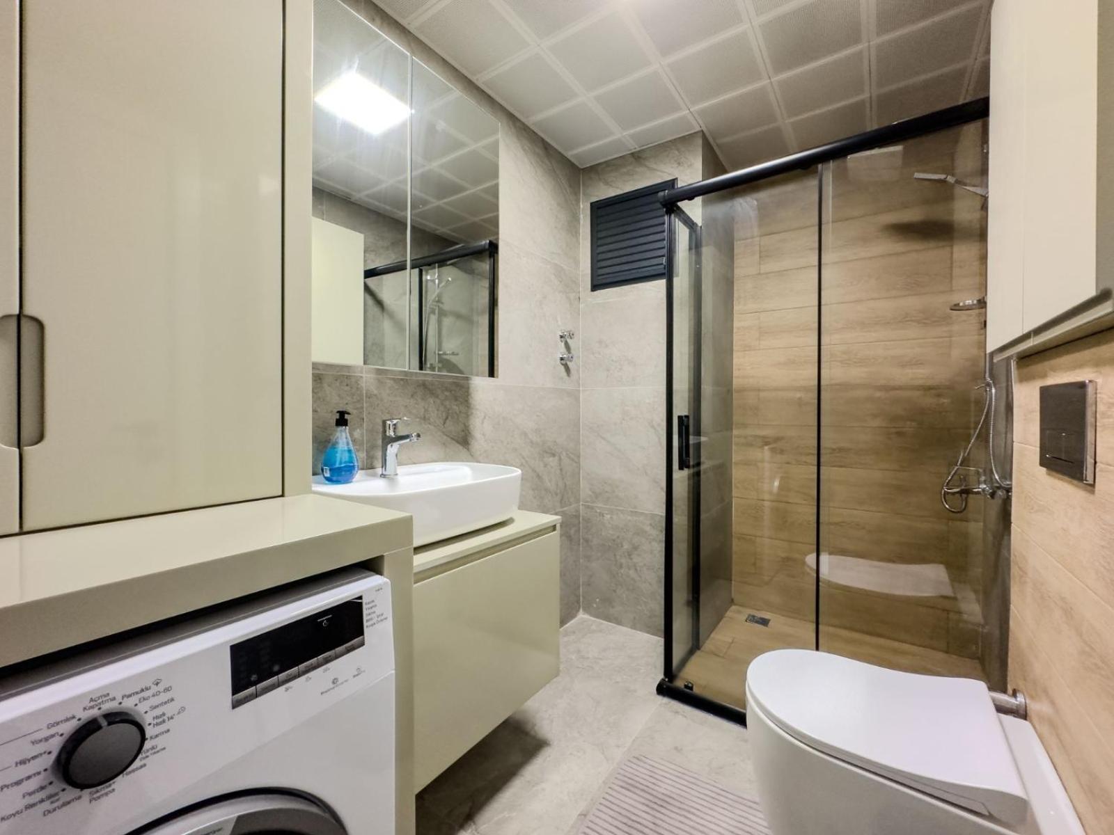 Antalya Havalimanina Yakin Havuzlu 1+1 Lux Daire ภายนอก รูปภาพ